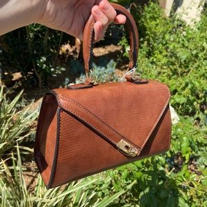 Brown small handbag